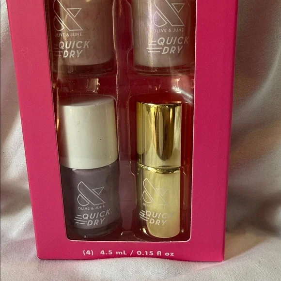 Olive & June Cute & Quick Fast Mani Faves Nail Polish Set. Bundle & Save! - Picture 3 of 4